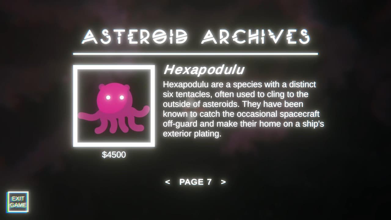 Asteroid Archiver (PhantomDonut) screenshot 3