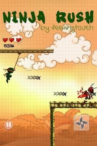 Ninja Rush Free screenshot 3
