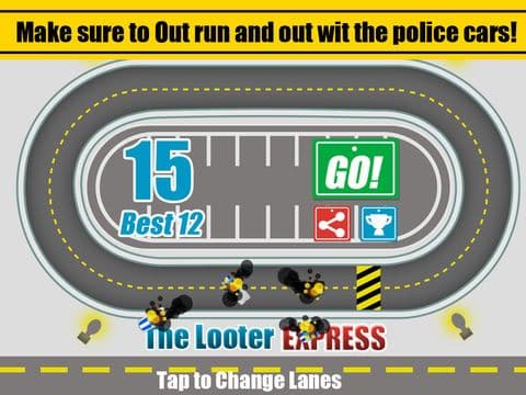 The Looter Express - A Fun Endless Track Racing Game of Cops and Robbers