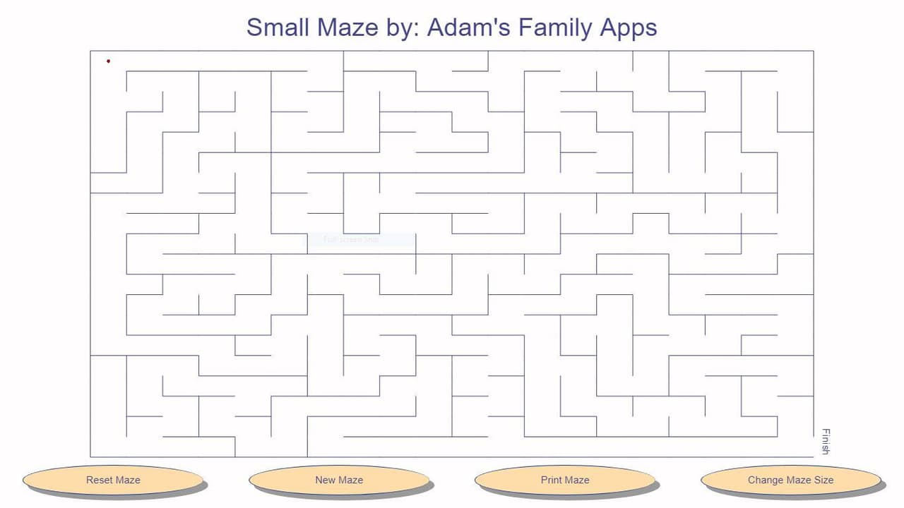 Maze (itch) (Adams Family Apps) screenshot 3