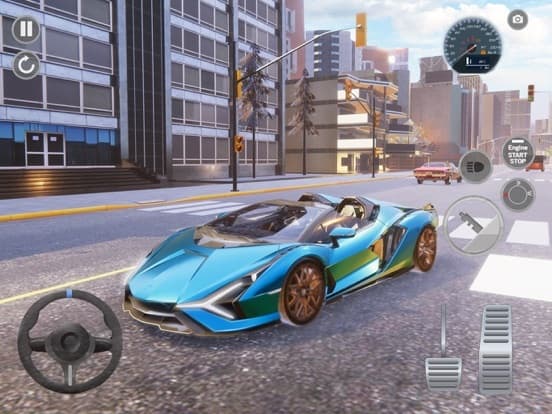 Lambo Car Driving Games 2022 screenshot 4