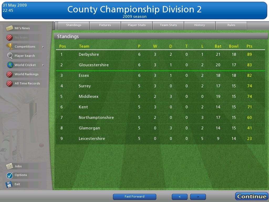 Cricket Coach 2009 screenshot 3