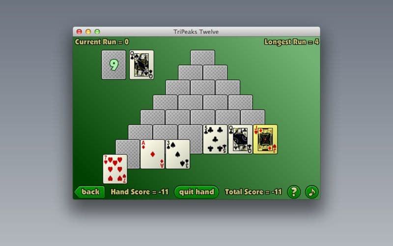TriPeaks Twelve screenshot 4