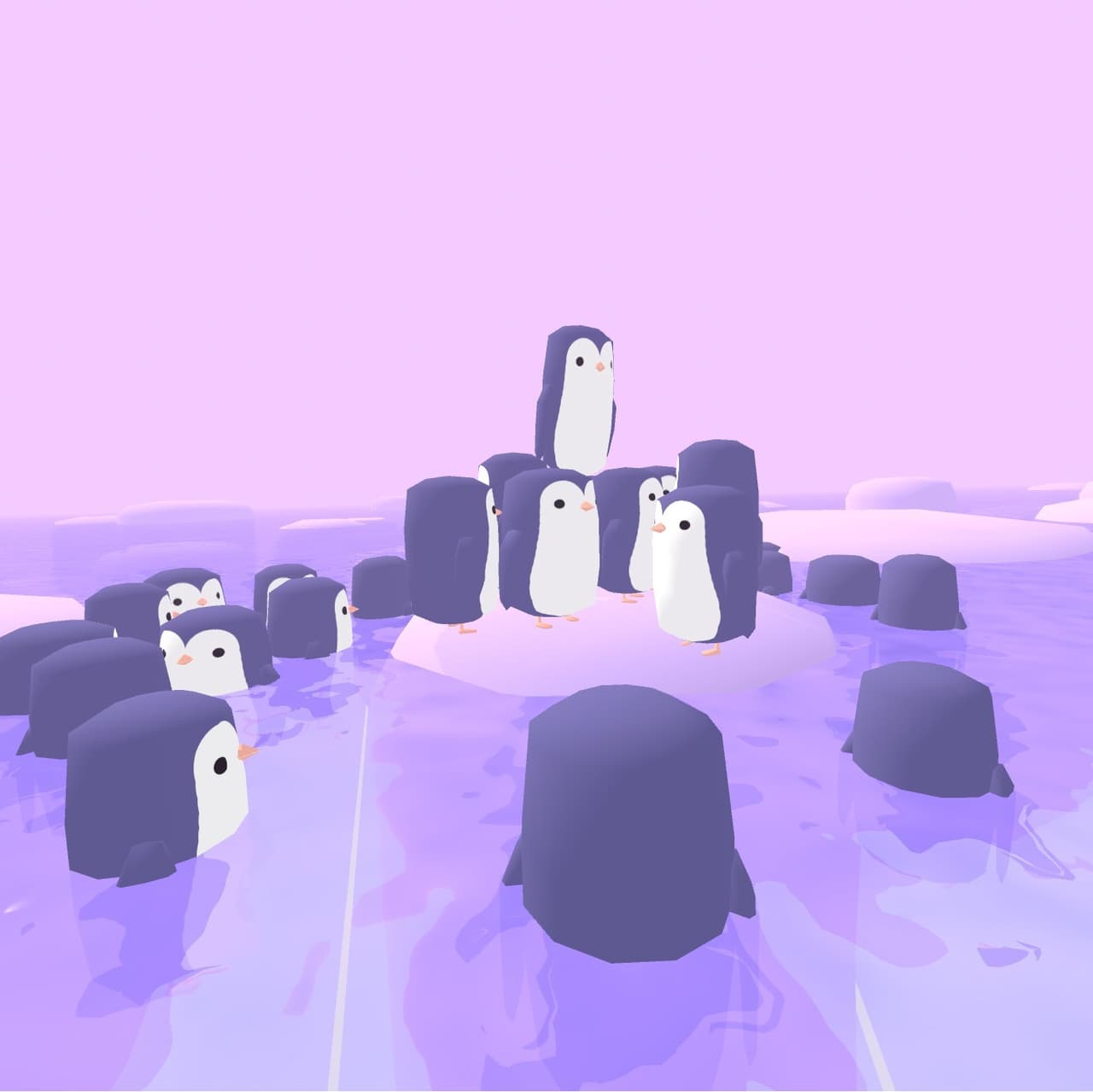 Marshmallow Penguins VR screenshot 2