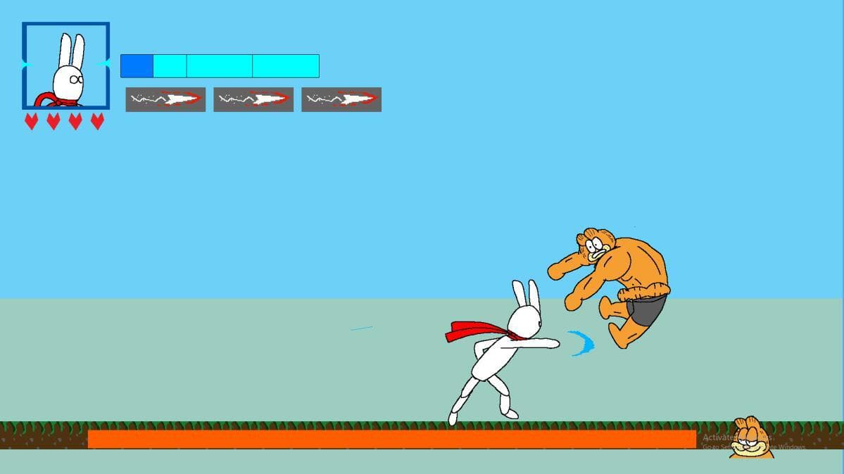 A Rabbit Fights a Buff Cat. screenshot 4