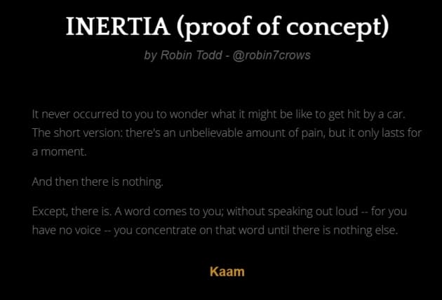 INERTIA (proof of concept)