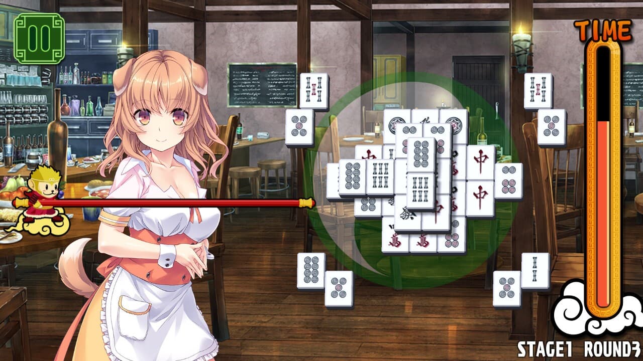 Pretty Girls Mahjong Solitaire [GREEN] screenshot 4