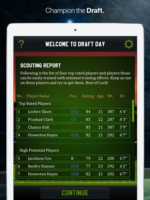 Draft Day Pro Fantasy Football screenshot 2