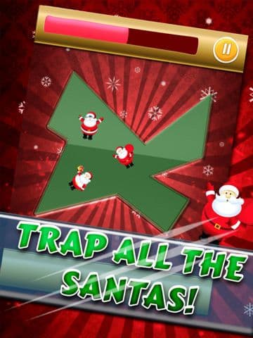 Christmas Swipe - Happy Santas Slice Game! screenshot 3