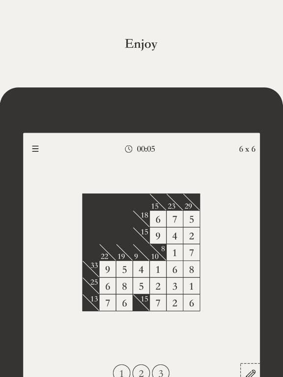 Kakuro Paper screenshot 5