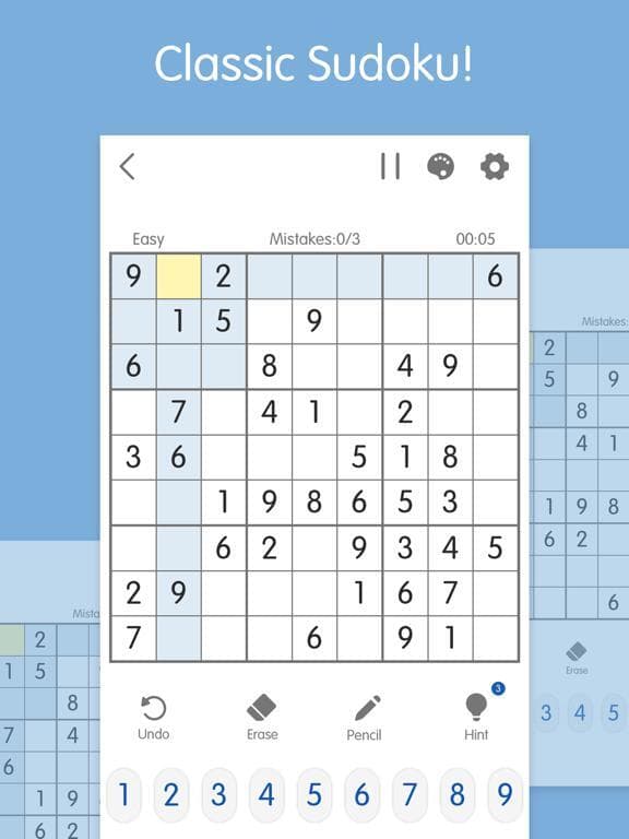 Sudoku: Classic Sudoku Puzzle! screenshot 2