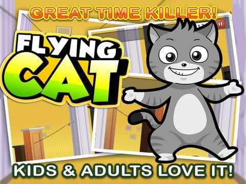 Flying Tom-Cat - Cool Virtual Jump And Run Adventure For Boys And Girls FREE screenshot 4