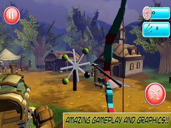 Bow Hit Fruit: Shooting Sport screenshot 2