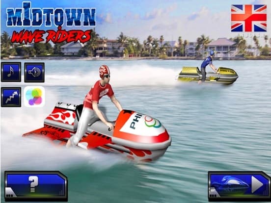 MidTown Wave Riders - Free 3D Jet Ski Racing Game screenshot 2