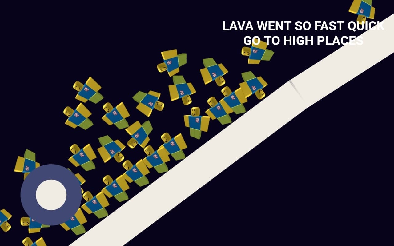 FLOOR IS LAVA BUT NOOB EDITION