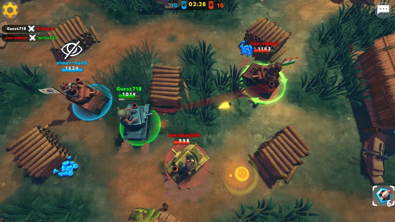 Zoo War: 3v3 Tank Online Games screenshot 3