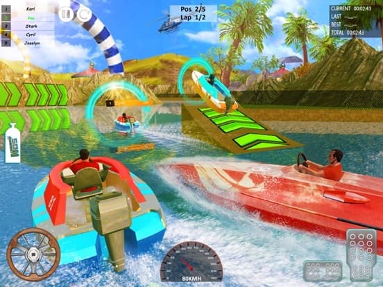 Speed Boat Driving Game 2021