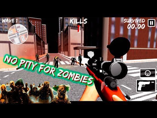 Zombie Sniper Gun 3D City screenshot 4