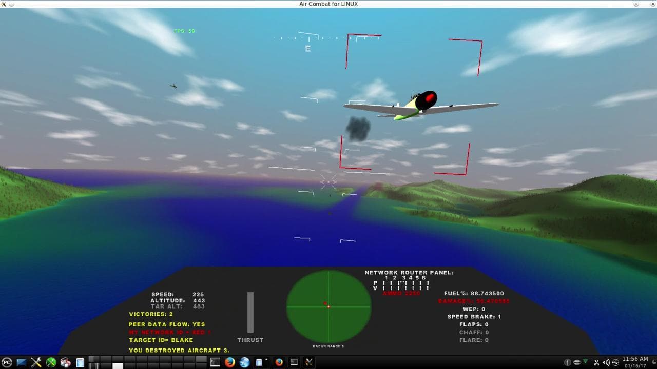 Linux Air Combat screenshot 3