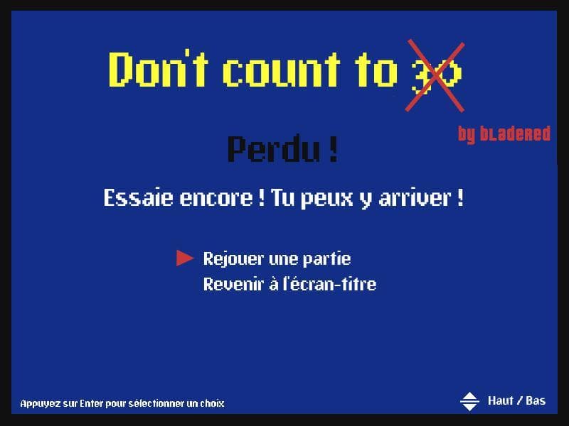 Dont count to 30 !