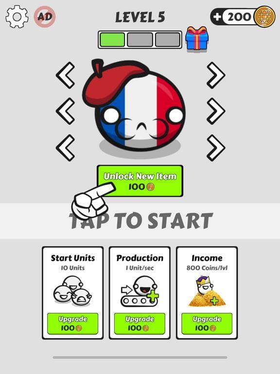 Country Balls Io: Battle Arena screenshot 3