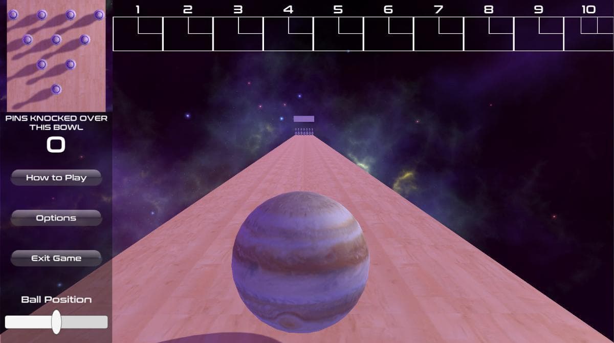 Space Bowling screenshot 2
