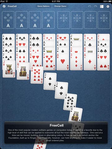 Mondo Solitaire for iPad screenshot 4