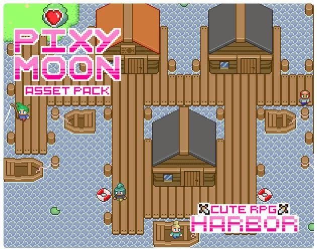 Cute RPG Harbor 16x16 retro tileset asset pack! screenshot 3