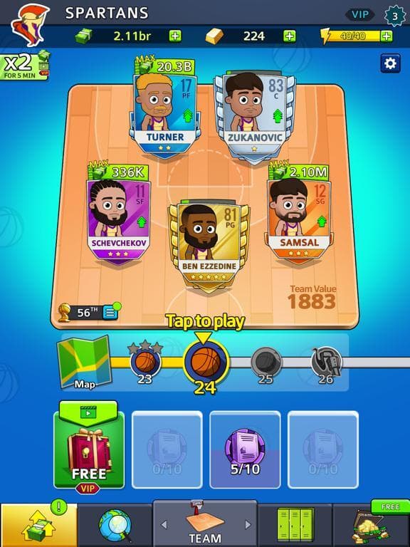 Idle Five - Basketball Manager screenshot 2