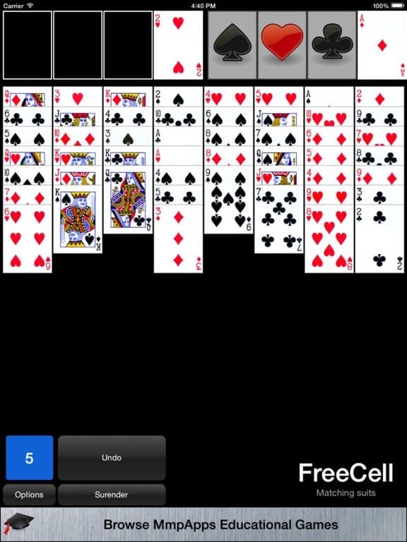 FreeCell & Eight Off screenshot 3