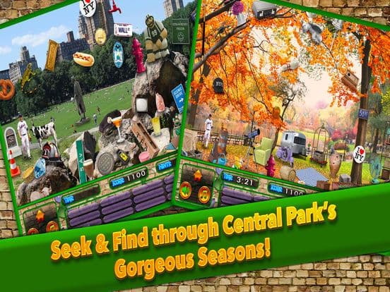 Hidden Objects Central Park New York City Gardens screenshot 3