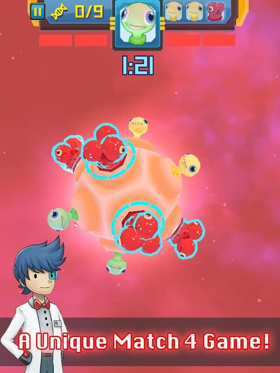 Cell Surgeon - A Unique 3D Match 4 Strategy Game! screenshot 2