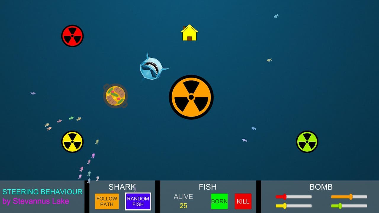 Steering Behavior screenshot 4