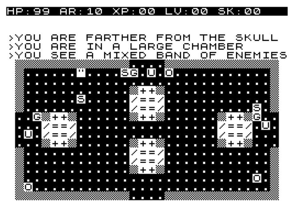 (Sinclair ZX81) Dungeons of Zedd screenshot 3
