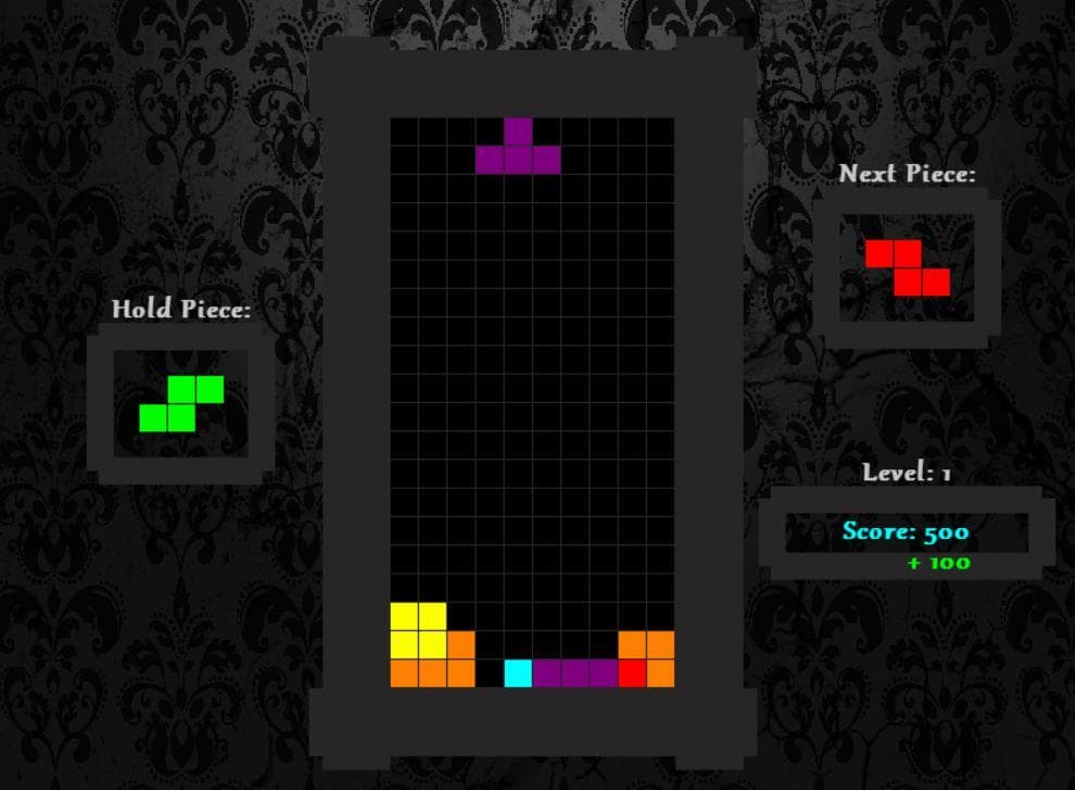 Tetris (itch) (ArtinMolaeiForouhar) screenshot 2