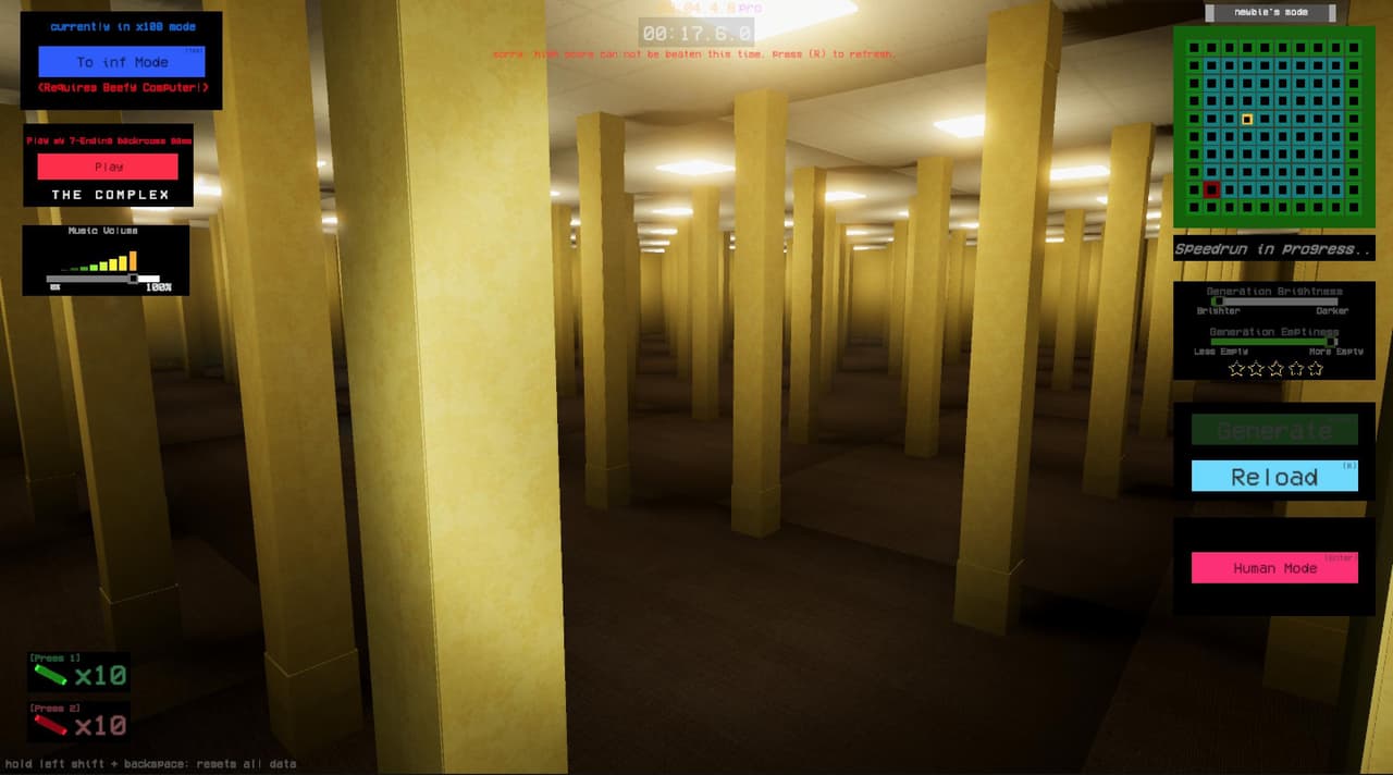 The Backrooms Speedrun screenshot 4