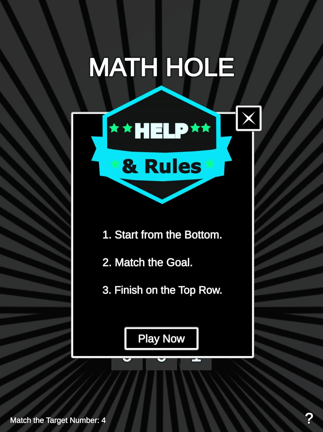 Math Hole screenshot 2