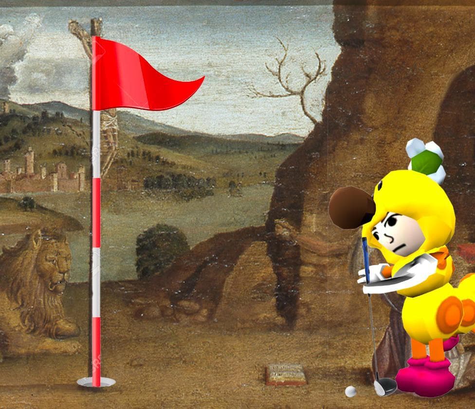 Saint Wiggler in the Desert