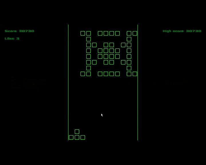 Tetris - alien shooter