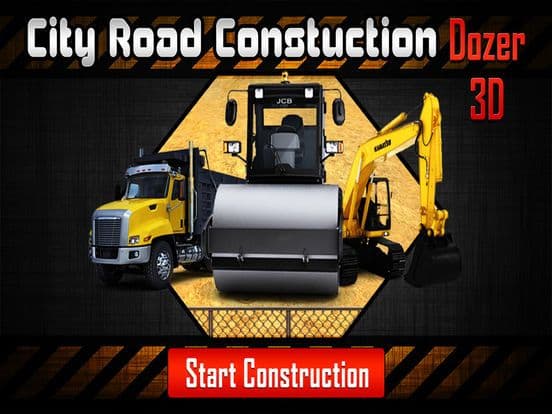 City Road Constuction Dozer 3D screenshot 5