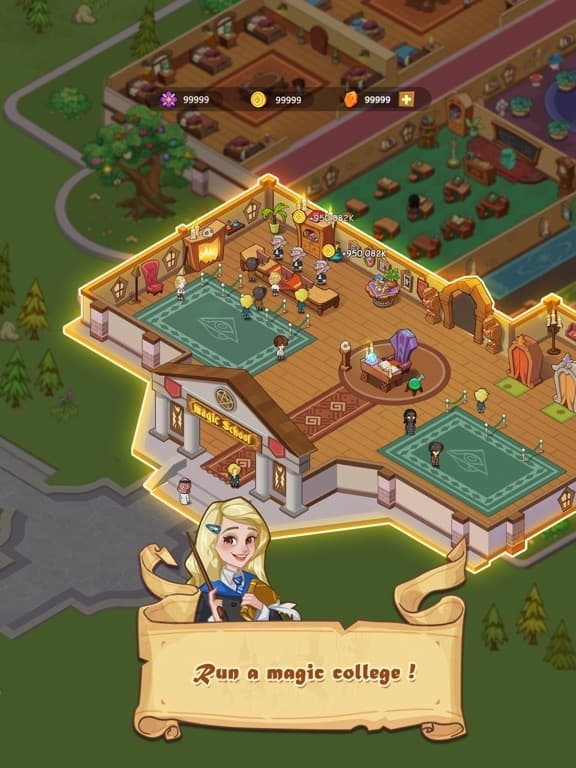 Idle Magic Academy screenshot 2