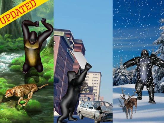 Wild Gorilla Attack Simulator 2016:Wildlife of Ape screenshot 2