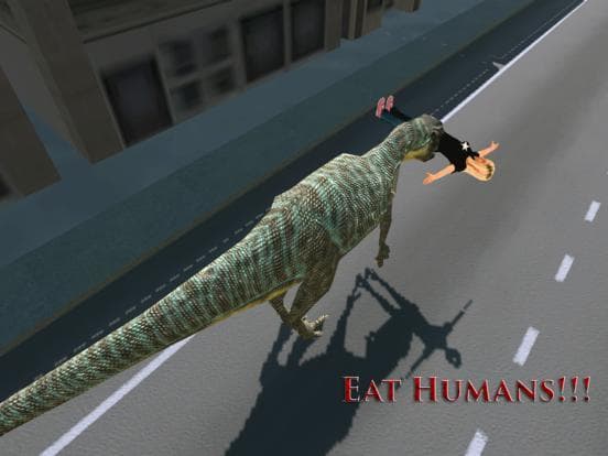 City Dino Chase Sim 3D: Free Play Game 2016 screenshot 5