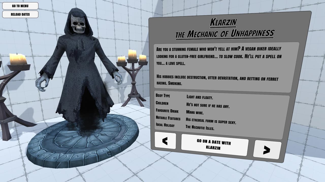Monstrously Hunky: Monster Dating Sim (LD41) screenshot 3
