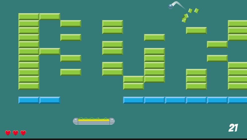 Arkanoid (itch) (dsphynx) screenshot 3