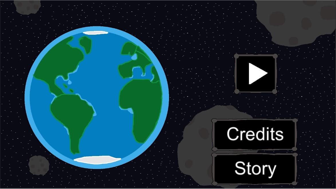 Astroids in space screenshot 2