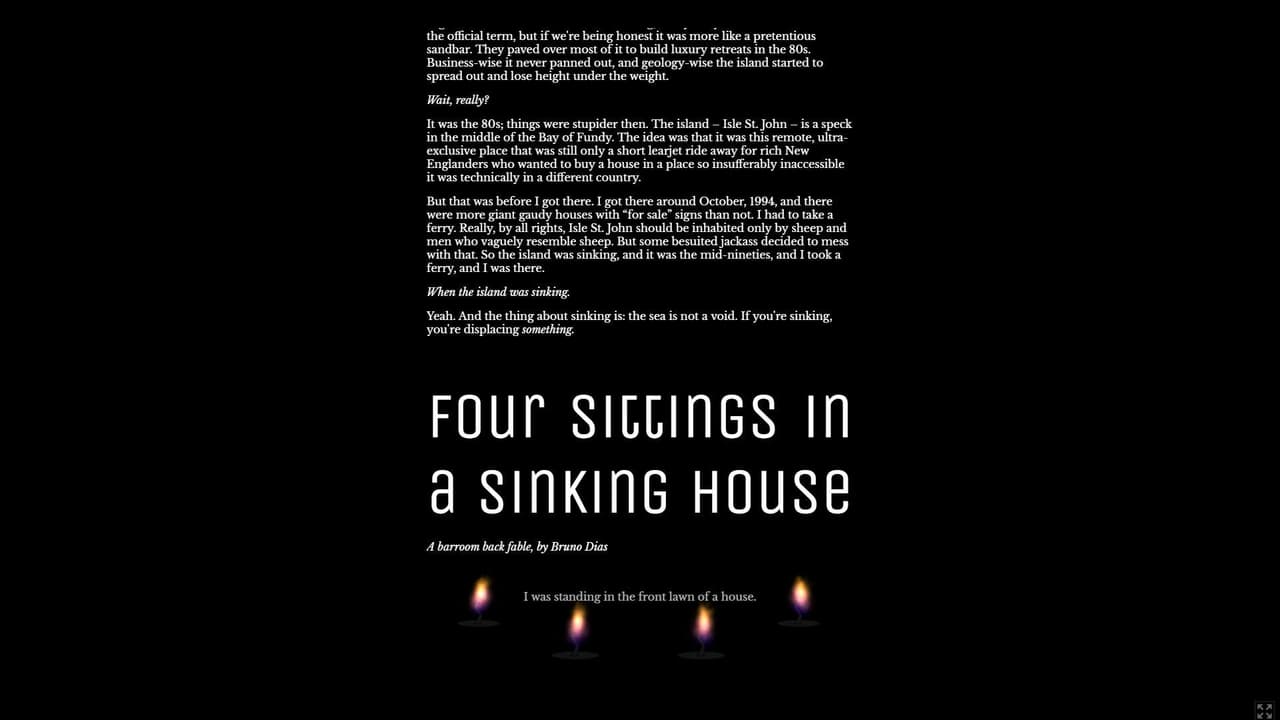 Four Sittings in a Sinking House