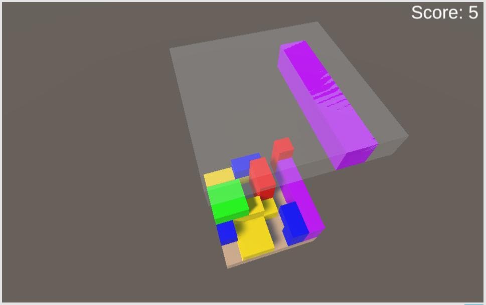 3D Tetris (RedDragonMakesGames)