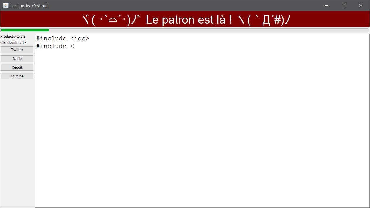 Les lundis, cest nul ヾ( ･`⌓´･)ﾉ